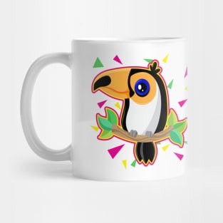 Toucan Bird With An 80s Touch Mug